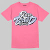 Jordan 3 GS “Cobalt Bliss” DopeSkill T-Shirt Rare Breed Type Graphic Streetwear - Safety Pink