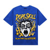 Royal Blue Sneakers DopeSkill T-Shirt Root of Evil Graphic Streetwear - Royal