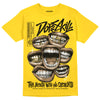 Jordan 4 Thunder DopeSkill T-Shirt The Mouth With No Droughts Graphic Streetwear - Daisy