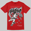 Jordan 5 Retro Fire Red Black Tongue (2025) DopeSkill T-Shirt Nevermind Graphic Streetwear - Red
