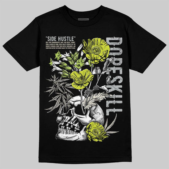 Air Max 90 x Patta Cyber and Particle Grey DopeSkill T-Shirt Side Hustle Graphic Streetwear - Black