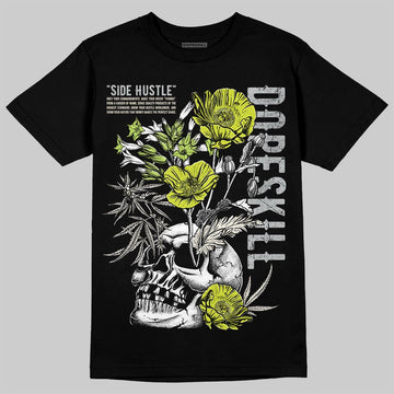 Air Max 90 x Patta Cyber and Particle Grey DopeSkill T-Shirt Side Hustle Graphic Streetwear - Black