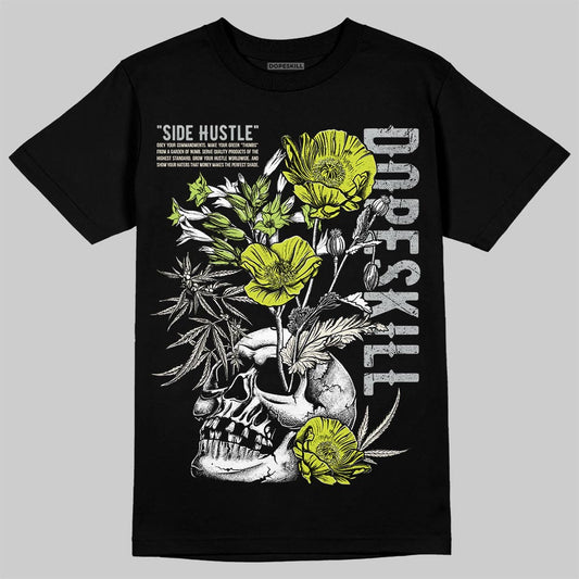 Air Max 90 x Patta Cyber and Particle Grey DopeSkill T-Shirt Side Hustle Graphic Streetwear - Black