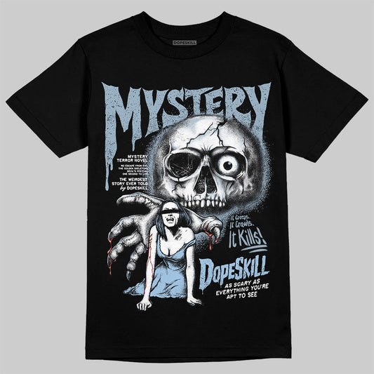 Jordan 40 “Blue Suede” DopeSkill T-Shirt Mystery Ghostly Grasp Graphic Streetwear - Black
