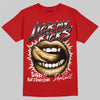 Jordan 1 Retro High OG Black Toe Reimagined DopeSkill T-Shirt Lick My Kicks Graphic Streetwear - Red