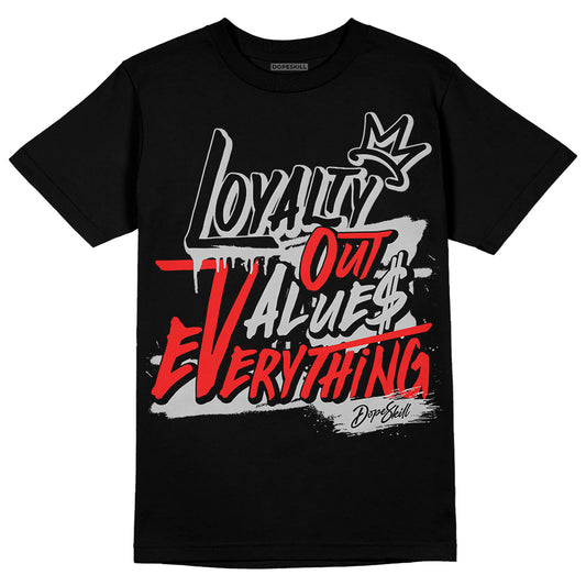 Jordan Spizike Low Bred DopeSkill T-Shirt LOVE Graphic Streetwear - Black 