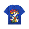Royal Blue Sneakers DopeSkill T-Shirt Slow Life Graphic Streetwear - White