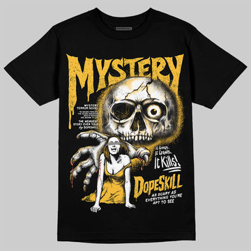 9060 Varsity Gold DopeSkill T-Shirt Mystery Ghostly Grasp Graphic