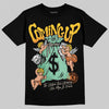 SB Dunk Low Rodeo Tourmaline DopeSkill T-Shirt Money Bag Coming Up Graphic Streetwear - Black