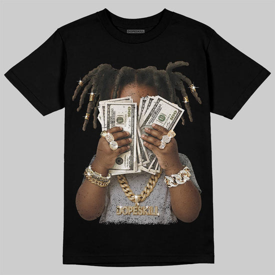 Jordan 4 OG “White Cement” DopeSkill T-Shirt Rich Youth Graphic Streetwear - Black