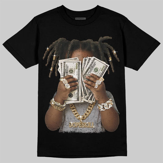 Jordan 4 OG “White Cement” DopeSkill T-Shirt Rich Youth Graphic Streetwear - Black