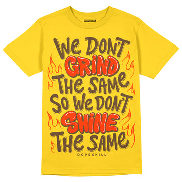 Jordan 6 “Yellow Ochre” DopeSkill Yellow T-shirt Grind Shine Graphic Streetwear