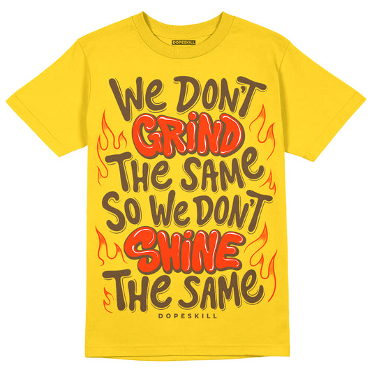 Jordan 6 “Yellow Ochre” DopeSkill Yellow T-shirt Grind Shine Graphic Streetwear