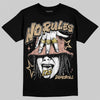 TAN Sneakers DopeSkill T-Shirt No Rules Graphic Streetwear - black