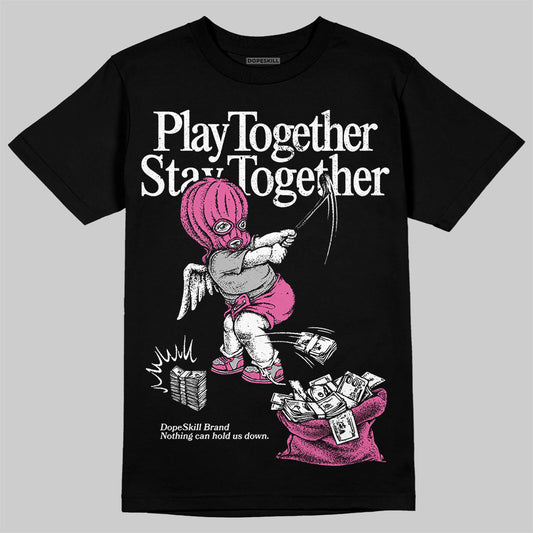 Asics Gel-Kayano 14 ‘Cream Sweet Pink’ DopeSkill T-Shirt Play together, Stay together Graphic Streetwear - Black