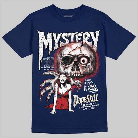 Jordan 11 “Rare Air” DopeSkill T-Shirt Mystery Ghostly Grasp Graphic Streetwear - Navy