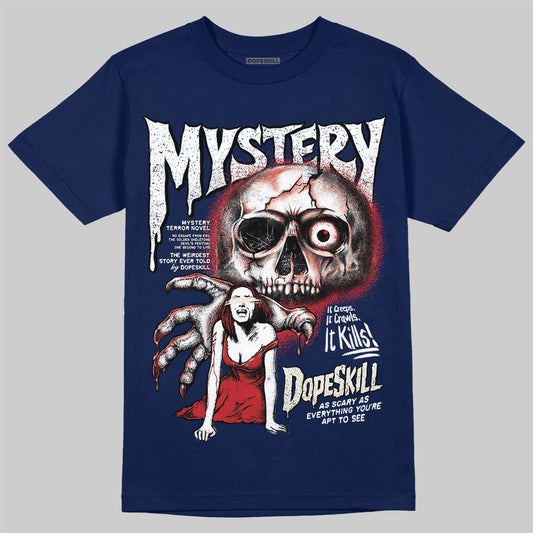 Jordan 11 “Rare Air” DopeSkill T-Shirt Mystery Ghostly Grasp Graphic Streetwear - Navy