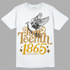 Jordan 13 Wheat 2023 DopeSkill T-Shirt Juneteenth 1865 Graphic Streetwear - White