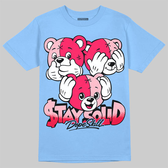 Jordan 11 University Blue DopeSkill T-Shirt Stay Solid Graphic Streetwear - carolina Blue