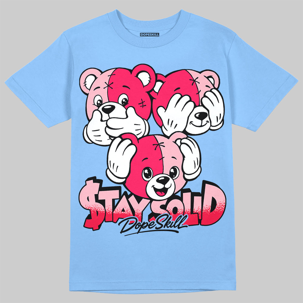 Jordan 11 University Blue DopeSkill T-Shirt Stay Solid Graphic Streetwear - carolina Blue