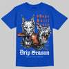 Royal Blue Sneakers DopeSkill T-Shirt New Drip Season Graphic Streetwear - Royal