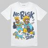 Jordan 11 Retro Gamma Blue (2025) DopeSkill T-Shirt No Risk No Story Graphic Streetwear - White