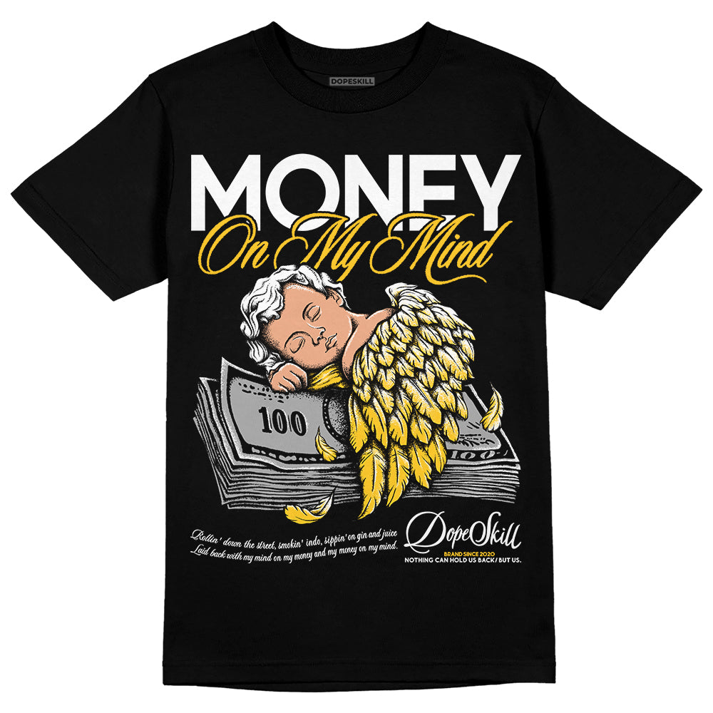 Jordan 4 Retro “Vivid Sulfur” DopeSkill T-Shirt MOMM Graphic Streetwear - Black