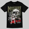 Travis Scott x Jordan 1 Medium Olive DopeSkill T-Shirt Mystery Ghostly Grasp Graphic Streetwear - Black