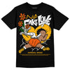 Dunk Low Championship Goldenrod (2021) DopeSkill T-Shirt No Fake Love Graphic Streetwear - Black