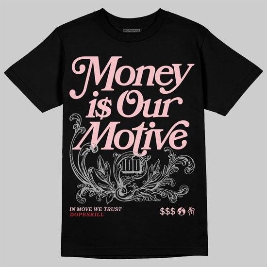 ASICS Gel-Nimbus 10.1 Strawberry DopeSkill T-Shirt Money Is Our Motive Typo Graphic Streetwear - Black
