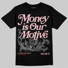 ASICS Gel-Nimbus 10.1 Strawberry DopeSkill T-Shirt Money Is Our Motive Typo Graphic Streetwear - Black