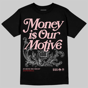 ASICS Gel-Nimbus 10.1 Strawberry DopeSkill T-Shirt Money Is Our Motive Typo Graphic Streetwear - Black