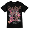 Dunk Low Smokey Mauve Playful Pink DopeSkill T-Shirt Money Bag Coming Up Graphic Streetwear - Black