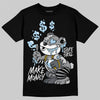 Jordan 5 Retro Wolf Grey (2026) DopeSkill T-Shirt Make Money Graphic Streetwear - Black