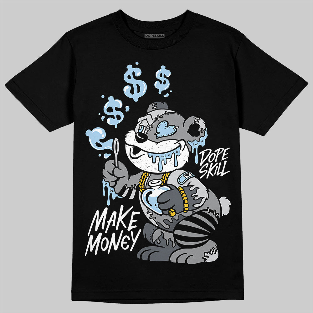Jordan 5 Retro Wolf Grey (2026) DopeSkill T-Shirt Make Money Graphic Streetwear - Black