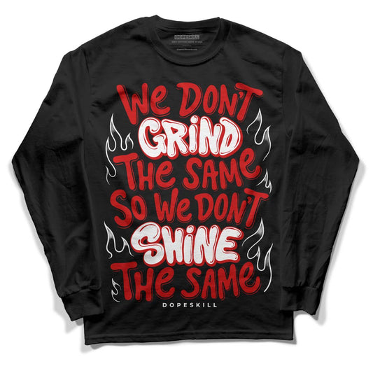 Jordan 1 Retro Low "Black Toe" DopeSkill Long Sleeve T-Shirt Grind Shine Graphic Streetwear - Black