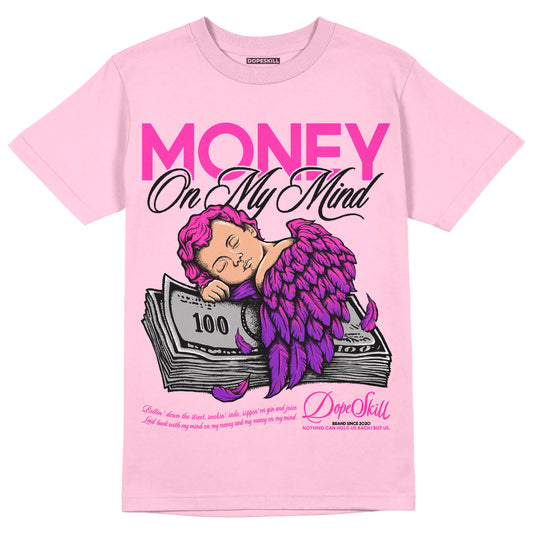 Pink Sneakers DopeSkill Pink T-shirt MOMM Graphic Streetwear