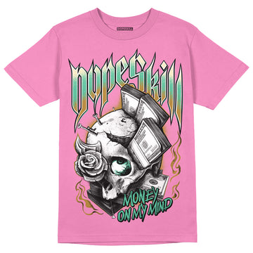 Parris Goebel x WMNS Dunk Low 'Playful Pink’ DopeSkill Pink T-shirt Money On My Mind Graphic Streetwear 