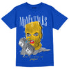 Royal Blue Sneakers DopeSkill Royal Blue T-shirt Money Talks Graphic Streetwear