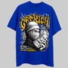 Royal Blue Sneakers DopeSkill T-Shirt Wealthy Graphic Streetwear - Royal