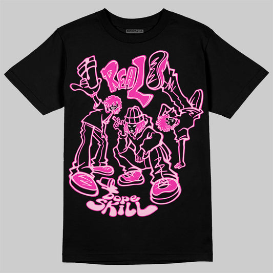 Dunk Low GS 'Triple Pink' DopeSkill T-Shirt Real Y2K Players Graphic Streetwear - black