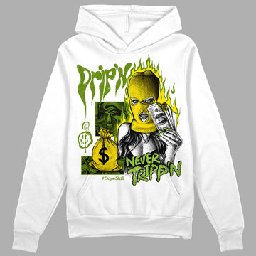 Dunk Low Chlorophyll DopeSkill Hoodie Sweatshirt Drip'n Never Tripp'n Graphic Streetwear - White