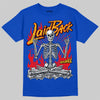 Royal Blue Sneakers DopeSkill T-Shirt Laid Back Graphic Streetwear - Royal 