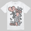 ASICS Gel-1130 'White Neutral Pink' DopeSkill T-Shirt Love Sick Graphic Streetwear - White