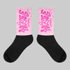 Triple Pink Dunk DopeSkill Sublimated Socks Hustle Graphic