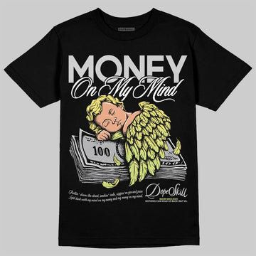 Jordan 4 GS “Light Lemon Twist” DopeSkill T-Shirt MOMM Graphic Streetwear - Black