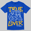 Royal Blue Sneakers DopeSkill T-Shirt True Lover Graphic Streetwear - Royal