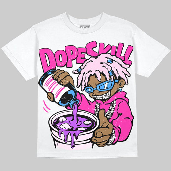Dunk Triple Pink DopeSkill T-Shirt Pour Up Graphic Streetwear - White 