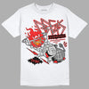 Jordan Spizike Low Bred DopeSkill T-Shirt Break Through Graphic Streetwear - White