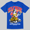 Royal Blue Sneakers DopeSkill T-Shirt Self Made Graphic Streetwear - Royal